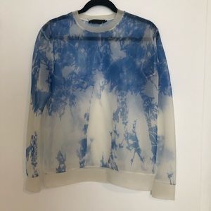 Alexander wang tie dye sheer sweater